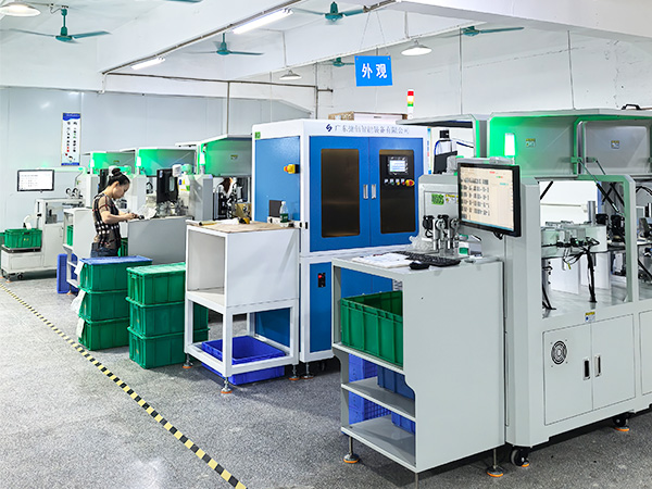 Aluminum Electrolytic Capacitor Fully Automated Finishing Machine Workshop