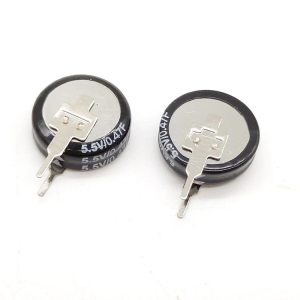 High frequency low resistance high voltage button plug-in electrolytic capacitor